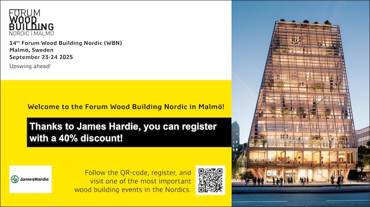 Inspiration och nätverkande på Forum Wood Building!